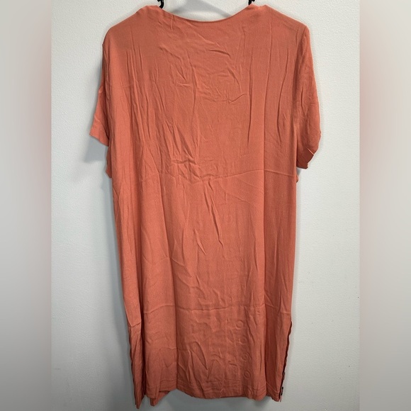 NEW Madewell Side-Button Easy Dress in Sweet Dahlia Women’s L Sheath/Shift Dress - Picture 7 of 13